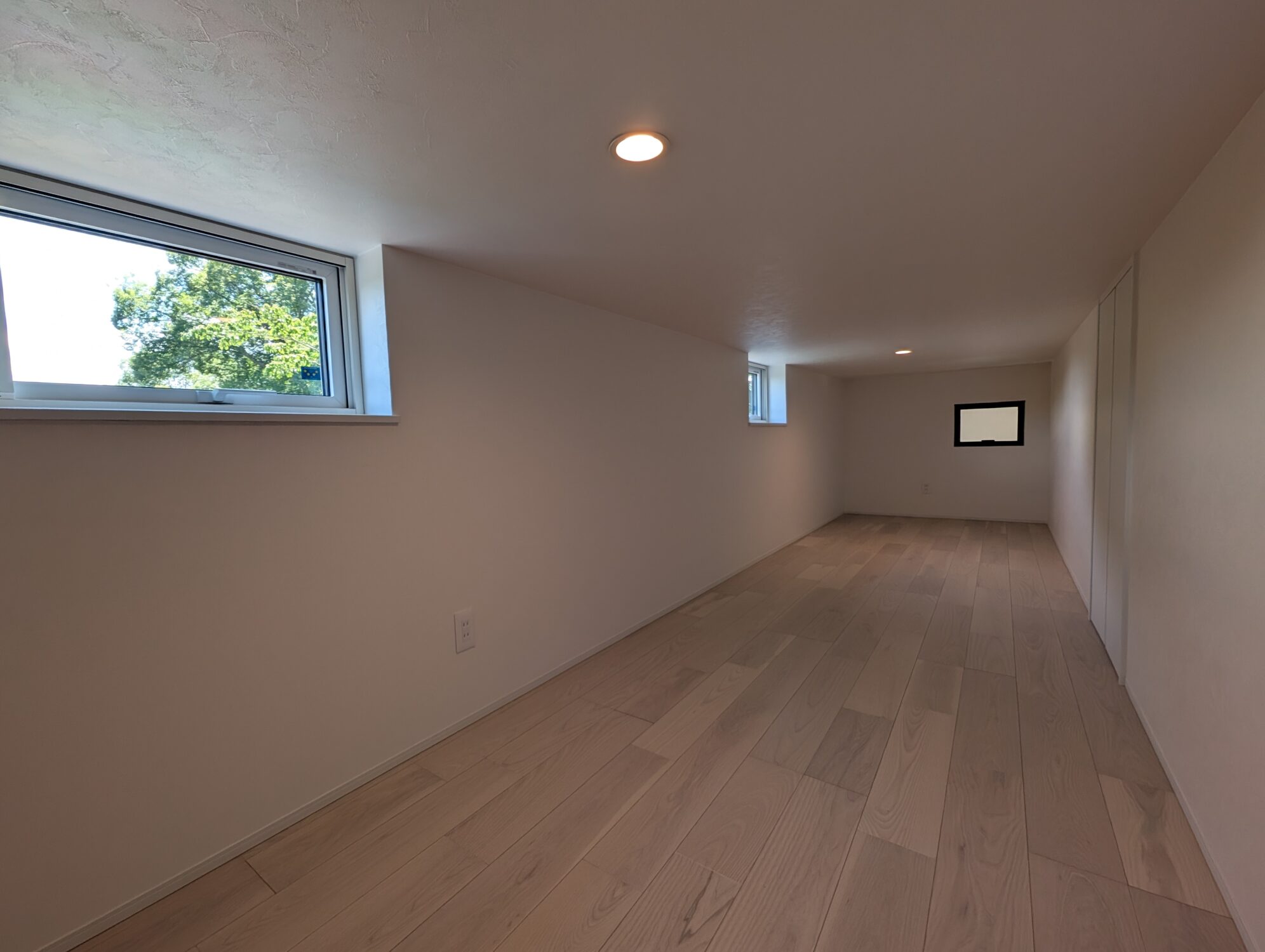 軽井沢の注文住宅の小屋裏部屋の写真